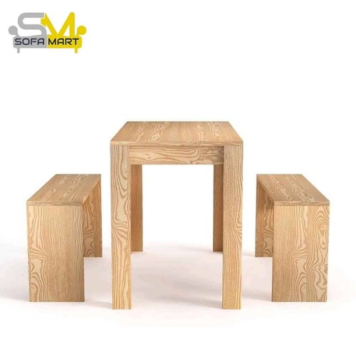 Seater brown wooden dining - brown,