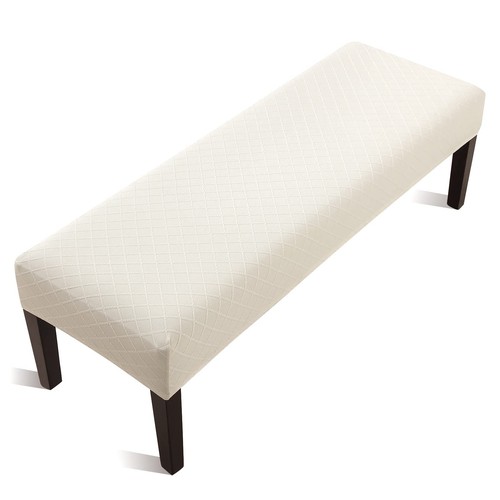 Stretch jacquard dining bench - jacquard,